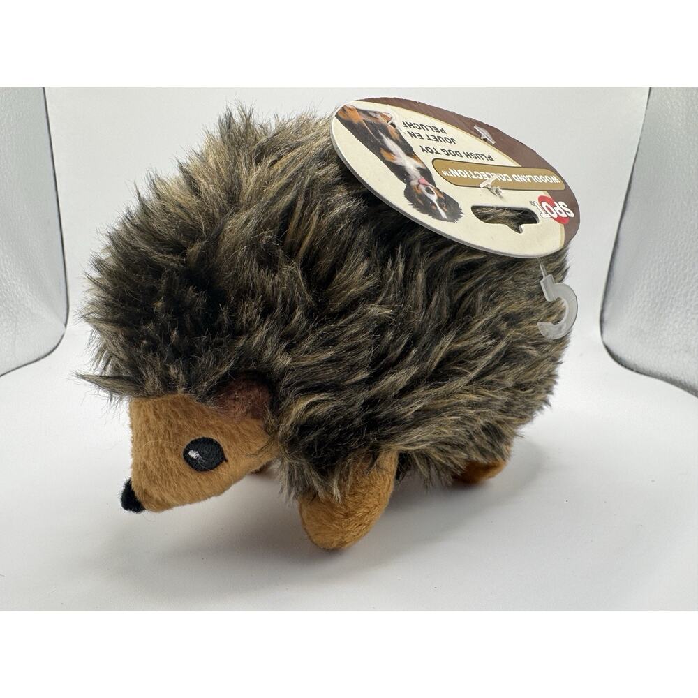 Hedgehog plush dog toy from the SPOT Woodland Collection Replacement Lovey NWT